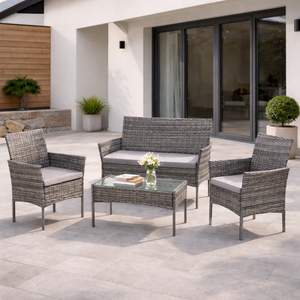Set zahrad.nábytku 7-dílný ratanový Avenberg GRANDE šedá
