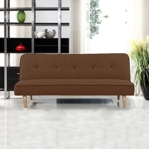 Rozkládací pohovka Catini LEVITA hnědá