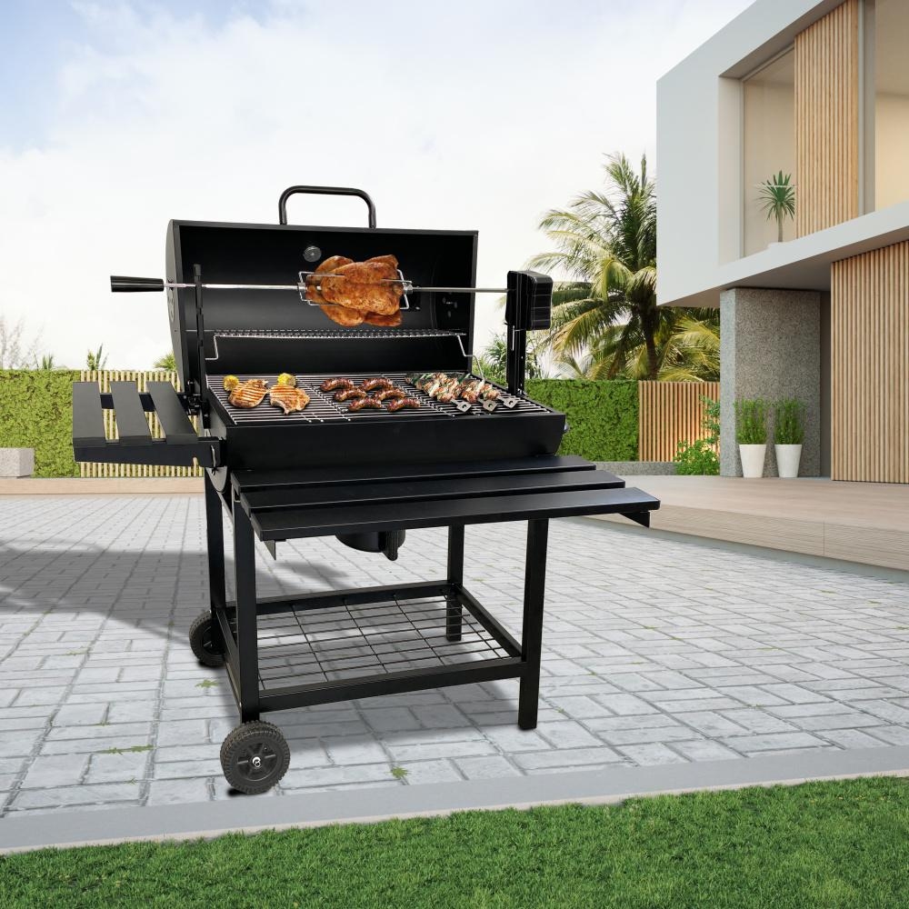 KRISTEN Multifunkciós grill füstölővel + elektromos tű