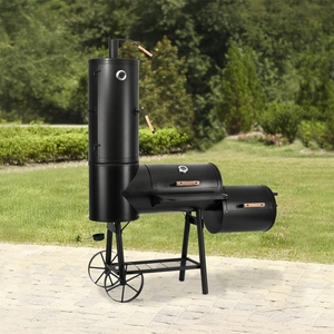 Zahradní gril s udírnou Avenberg LOKOMOTIVA BBQ MASTER