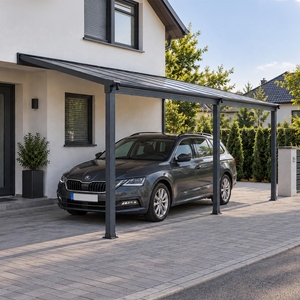 Hliníkový přístřešek na auto AVENBERG AVESTA BW8 5 × 3 m